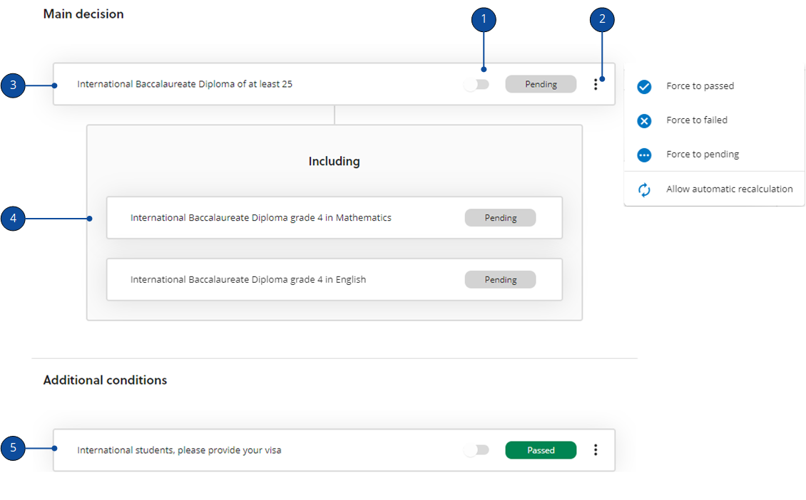 Offer tracking condition flow