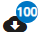 the counter on the download icon
